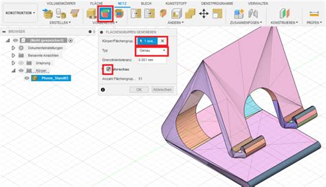 fusion 360 stl importieren und bearbeiten|netzkörper zu volumenkörper.